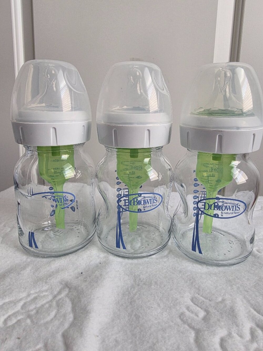 Dr. Brown's Anti-Colic Glass Baby Bottle, 5 oz, 3-Pack